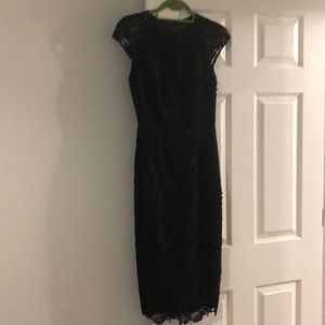 Ted Baker black lace dress